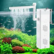 Aquarium Filter Submersible Fish Tank Filter with Rainwater Aerator Filter Pump