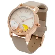 [Fieldwork] Women's Analog Watch with Leather Strap Snoopy PEANUTS 75th