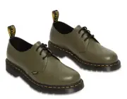 Dr. Martens 1461 AAPE Smooth Leather Oxford Olive Shoes Size EU 39