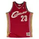 NBA M&N G2二代 Swingman復古球衣 騎士隊 03-04 #23 LeBron James 紅色