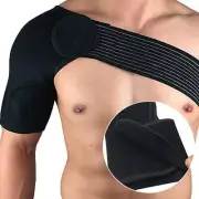 Shoulder Support Brace Back Guard Strap Wrap Belt Band Pads Single Adjustable~