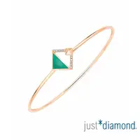 在飛比找momo購物網優惠-【Just Diamond】18K玫瑰金 絕色魅力 鑽石手環