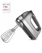 KitchenAid 9-Speed Hand Mixer with Turbo Beater II Accessories with $11 Credit