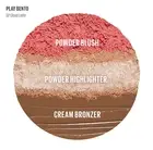 Kaja Face Bento Cream Bronzer, Powder Blush & Highlighter Sculpting Trio
