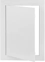 8x12 inch Plastic Access Panel for Drywall Ceiling Reinforced Plumbing Wall Access Doors Removable Hinged, White