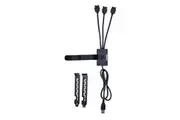Lian Li 1-to-3 USB 2.0 Hub with USB Type A Male Port - Black (PW-U2TPAB)