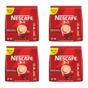 Nescafe 3 In 1 Blend & Brew Instant Coffee Original Flavor 25 sticks x 4 packs