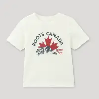 在飛比找新光三越 skm online優惠-Roots小童-加拿大日系列 手繪海狸有機棉短袖T恤(白色)