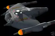 Kestrel USS Merlin Starfleet Cruiser Wood Model Free Ship