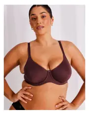 [Chloe & Lola] Empower D+ Micro Underwire Bonded Bra in Plum
