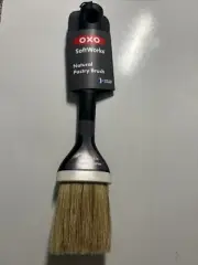 OXO SoftWorks Silicone Basting Brush 11" Black Pastry Grilling BBQ