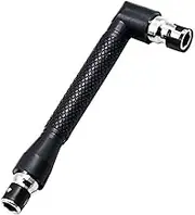 L-Shaped Hex Socket Wrench, 1/4-Inch Double-Headed L-Shaped Hex Socket Wrench/Screwdriver, Mini Screwdriver and Bit Se for Hand Tool Kit