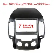 7 inch 2 Din Radio DVD Fascia frame for Hyundai I30 FD I30 CW Stereo Panel Radio Dash Kit Mounting Trim Frame - Left Hand Drive s MT AC