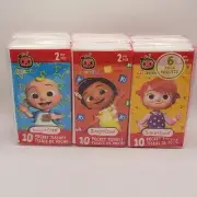 Cocomelon Kids Facial Tissues 2 Ply 6 Pack Smart Care