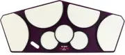 Vic Firth Heavy Hitter Quadropad - Large with Rim