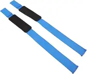 ARTSEWPLY Wrist Strap Wrist Supports Forearm Hand Grip Ties Braces Ankle Weights Cables Finger Tape Straps Belt Exerciser Sports Wrist Support Gym Guard Gloves Lifting Polyester Black