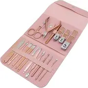 4/12/16Pcs/Set Nail cutter Pedicure Scissors Set Stainless Steel Eagle Hook Portable Manicure Nail Clipper Tool Set,16Pcs,upgrade
