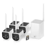 MaxRanger4K™ Solar 4 Camera Security System with Longest Range Wireless