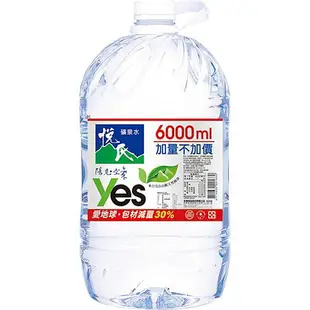 悅氏礦泉水6000ml(2入)x2箱【康鄰超市】