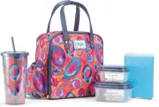 Wichita Adult Insulated Lunch Bag - Women's Lunchbox or Lunch Tote - Cute