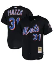 Mitchell & Ness Mike Piazza NY Mets Cooperstown Collection Mesh Jersey Size 44