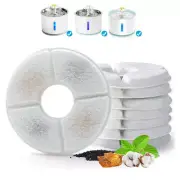 Replaced Activated Carbon Filter For Cat Water Drinking Fountain Filters 6pcs