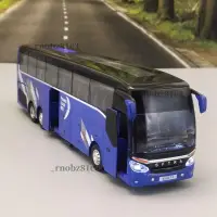 在飛比找蝦皮購物優惠-優品🚐巴士模型 1：32 公車模型 雙橋車 豪華旅遊巴士 合