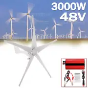 3000W Wind Turbine Generator Kit 48V Windmill+Charge Controller+Power Inverter
