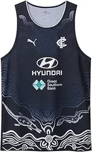 AFL 2025 Training Singlet - Carlton Blues - Adult - Mens