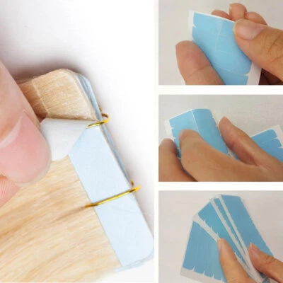 Pre-Cut Double Sided Adhesive Super Tape For Tape In Hair Extensions 60pcs 40pcs