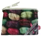 Bonjour Mon Coussin Toiletry Zip Up Makeup Beauty Bag NEW Exquises Macaroons