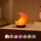- Himalayan Salt Lamp Crystal Salt Rock Lamp Decor with Base (Moon Color Light)