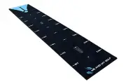 Me and My Golf Golf Breaking Ball Putting Mat (11ft) Black/Blue Putting Aids