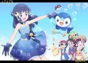 Anime ash ketchum goh chloe dawn pikachu Playmat Gaming Mat