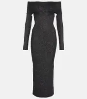 [Khaite] Khaite Marisole off-shoulder midi dress AU 14 black
