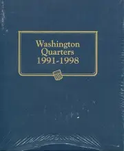 WHITMAN CLASSIC Washington Quarter 1991-1998 Album 9123