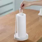 Sleek Design White Paper Towel Stand Perfect Addition to Any Countertop