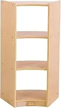 Children Curved Shelf with Open Back - H91cm