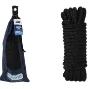 Aristocraft 8M/12mm Docking Line Double Braided Rope Yacht/Boat Accessory Black