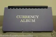 3 Whitman Large Currency Holder Album Removable 10 Page Banknote Storage Book