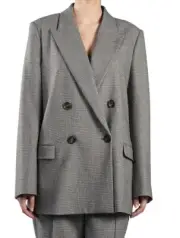 NEW BRUNELLO CUCINELLI WOMAN BLAZER WOOL PA AND EA SIZE 34 US 44 EU CBWW6