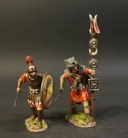 JOHN JENKINS ROMAN EMPIRE AGE OF ARTHUR HMRR-01Y HASTATUS CENTURION & SIGNIFER