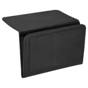 13" Felt Bedside Organizer Bed Hanging Caddy 5 Pockets Hanging Bag Black