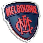 Fan Emblems AFL Melbourne Demons 3D Chrome Car Badge - 10378-001A