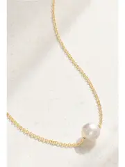 [Mikimoto] Mikimoto - 18-karat Gold Pearl Necklace - White - One size One size White