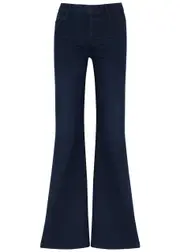 Paige Genevieve Flared Jeans - Dark Blue - 29 (W29 / UK 10 / S) 29 (W29 / UK 10 / S)