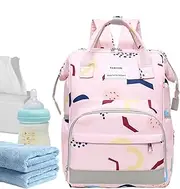 Baby Bag Backpack | Portable Multifunction Travel Tote Baby Changing Bags | Waterproof Travel Moms Backpacks with Pockets for Baby Bottles, Diapers, Clothes