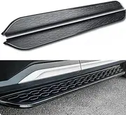 2 pcs fit for Land Rover Range Rover Sport 2013-2022 Side Step Running Board Pedal Aluminium All Black (with Brackets)