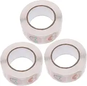 SOPOTUTU 3 Rolls Thank You Stickers of Rainbow Themed Sealing Label Stickers for Party Favors and Envelope Seals for Celebrations and Special Occasions