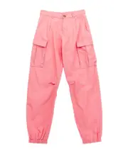 Versace Kids Tapered Leg Panelled Cargo Trousers 12,8Y,14Y,6,12Y,10Y Pink